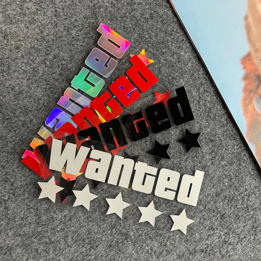WANTED ★★★★★ Car Window Sticker