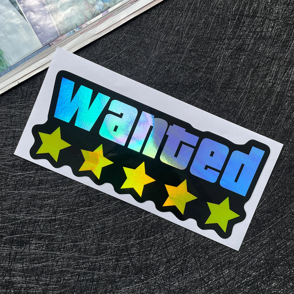 WANTED ★★★★★ Car Window Sticker